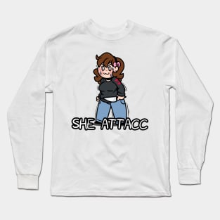 SHE ATTACC Long Sleeve T-Shirt